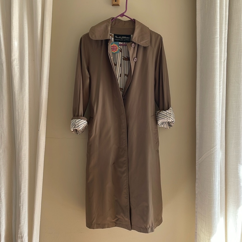 Raincheetas vintage rain trench